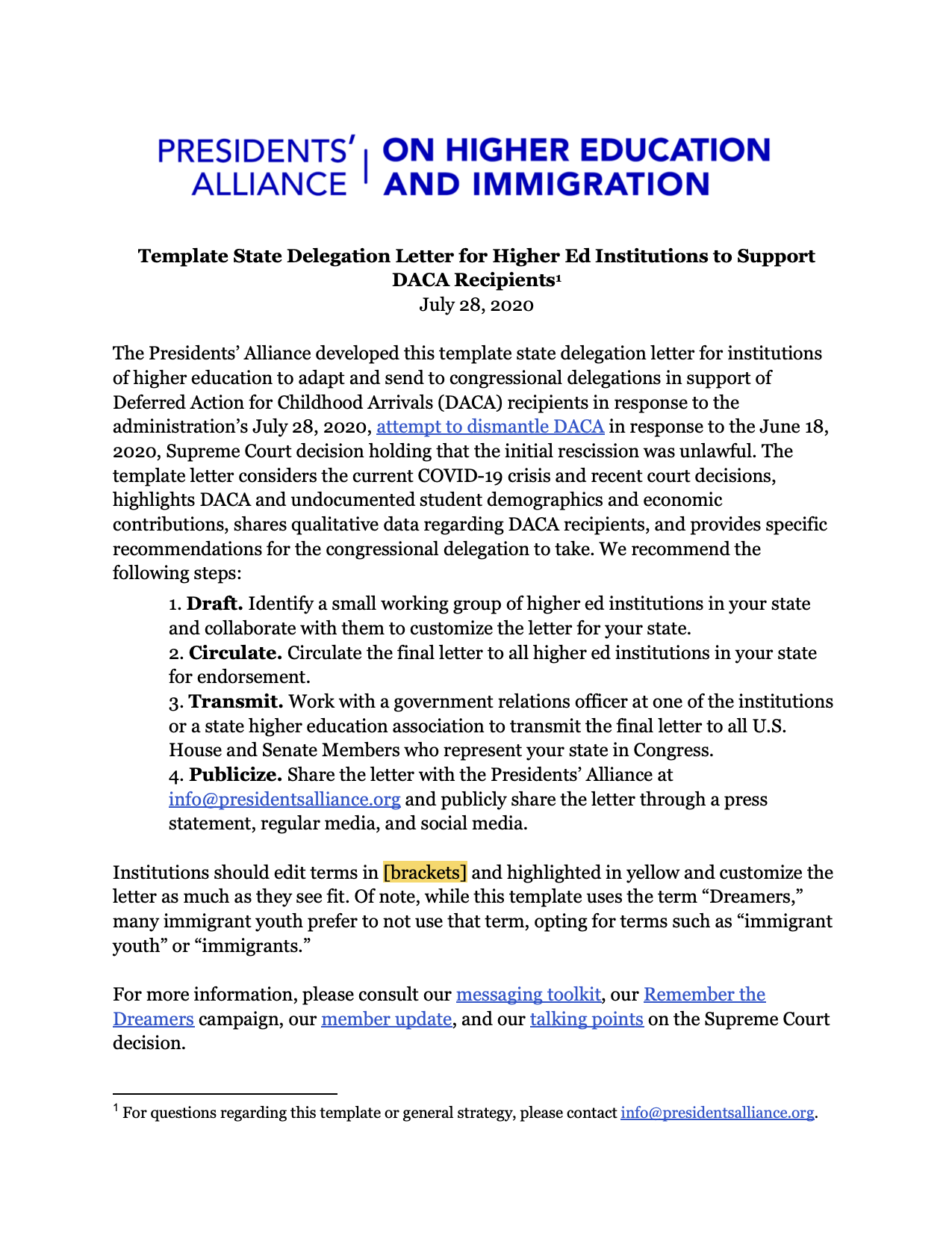 Immigration Letter Of Support from www.presidentsalliance.org